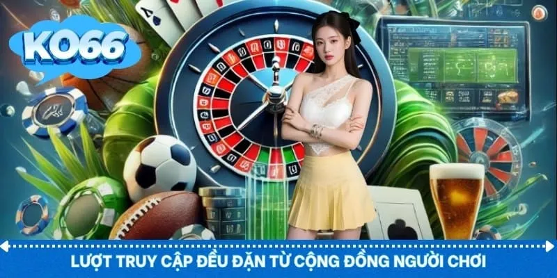 Lượt truy cập đều đặn từ cộng đồng người chơi